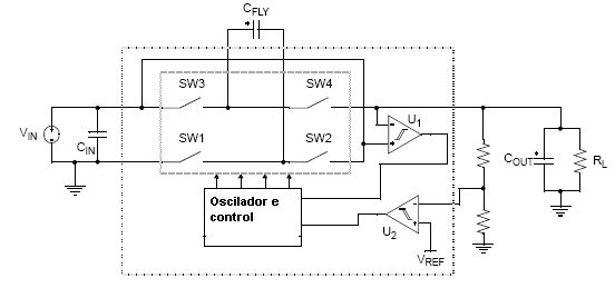 Figura 2 - Circuito con bomba de carga.
