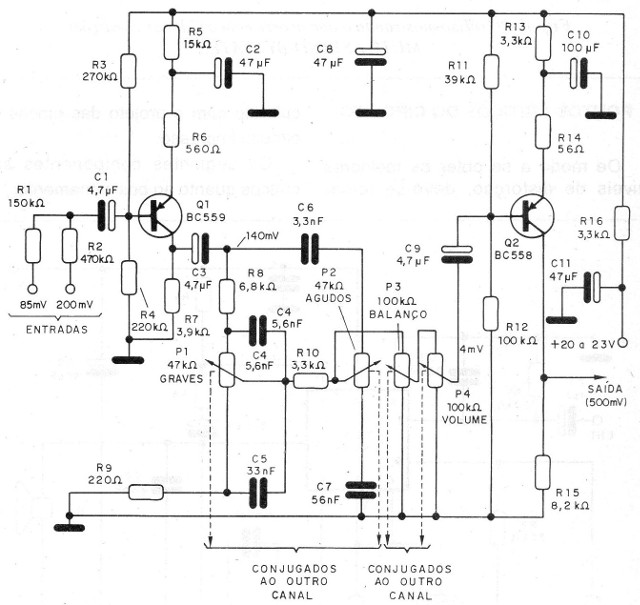 Figura 6 - Preamplificador compatible
