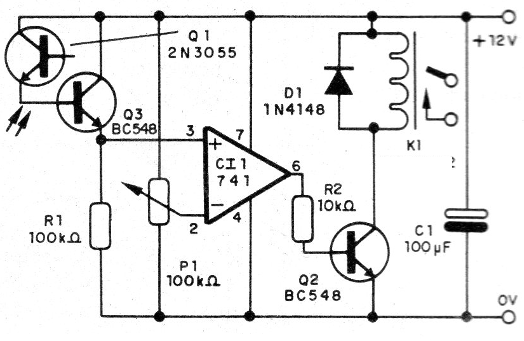 Figura 1 - Diagrama de la foto-alarma
