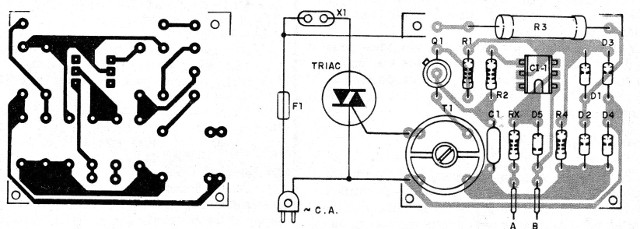 Figura 4 - Montaje en placa
