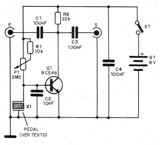 Figura 3 - Diagrama completo del pedal
