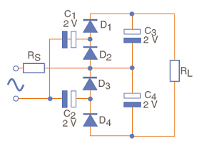 Figura 6 - Cuadruplicador de onda completa.
