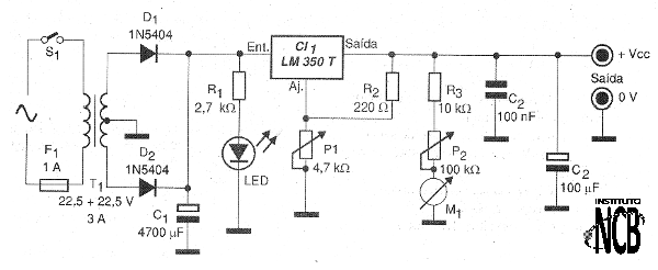 Figura 2 - Diagrama completo de la fuente.
