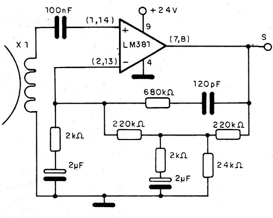 Figura 3 - Preamplificador con ecualización NAB
