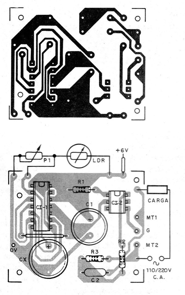 Figura 2 - Placa para el montaje
