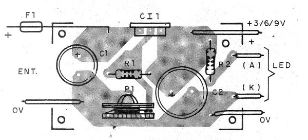 Figura 2 - Placa para el montaje
