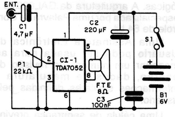 Figura 1 - Diagrama del amplificador
