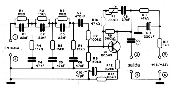 Figura 2 - Circuito del reforzador
