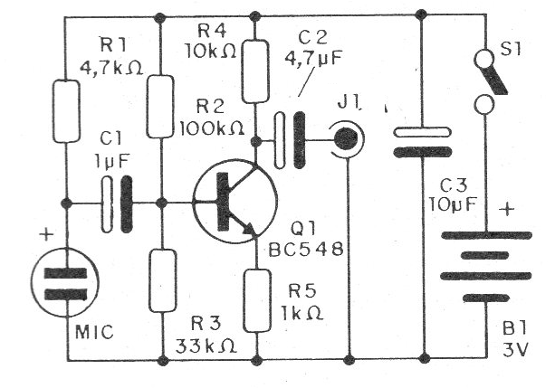 Figura 1 - Diagrama completo del preamplificador
