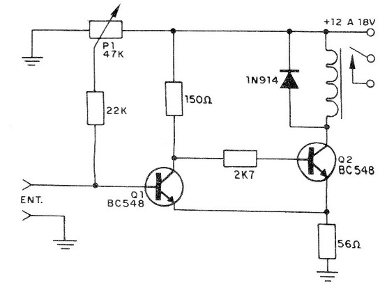 Figura 4 - Circuito de gran sensibilidad
