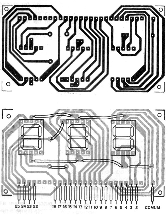 Figura 3- Placa para los displays
