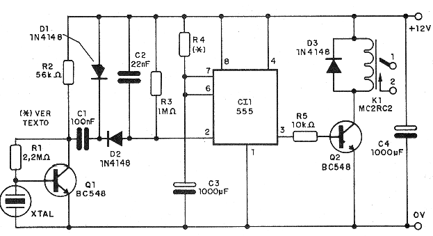 Figura 1 - Diagrama completo del detector de impactos.
