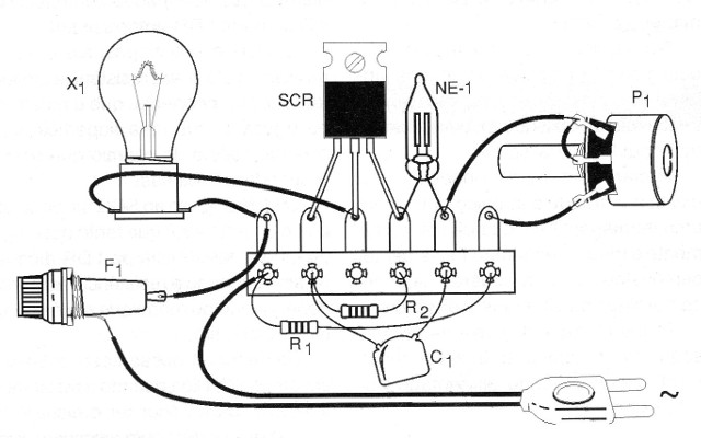 Figura 2 - Montaje simplificado mediante puente de terminales
