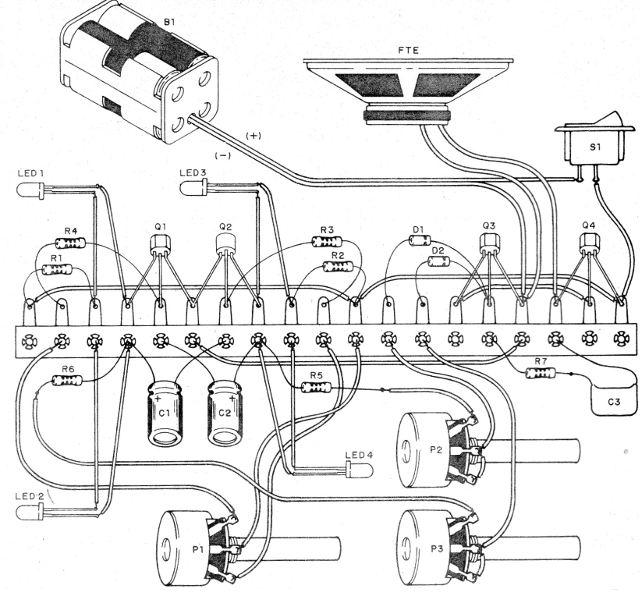    Figura 2 - Montaje en puente de terminales
