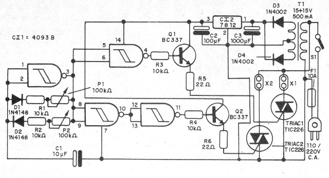    Figura 1 - Diagrama completo del efecto
