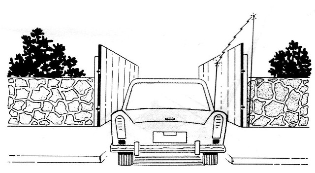    Figura 3 - Uso en la apertura de una puerta
