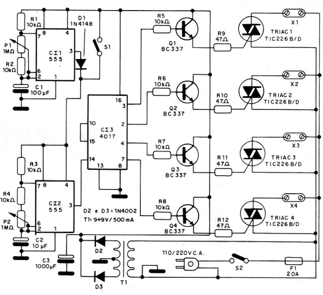 Figura 4 - Circuito para el proyecto 1
