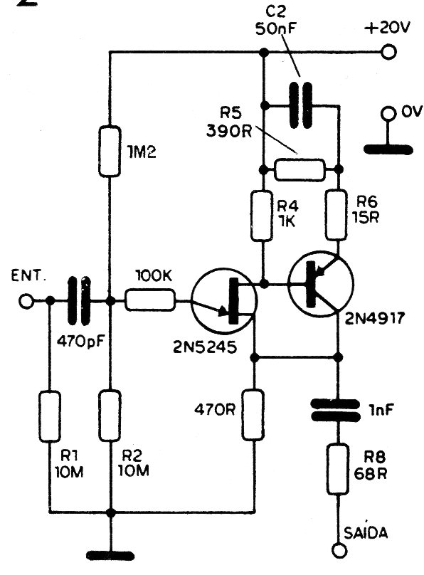 Figura 2 - Preamplificador de antena
