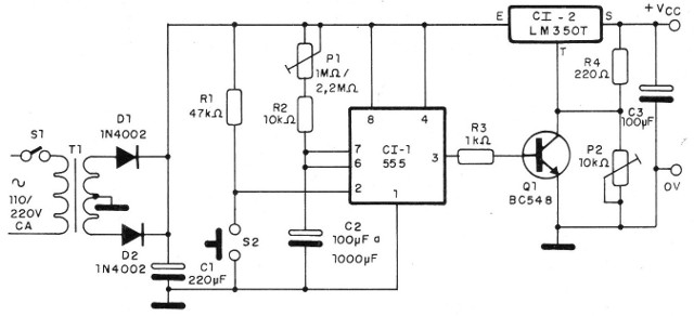 Figura 3 - Diagrama completo de la fuente
