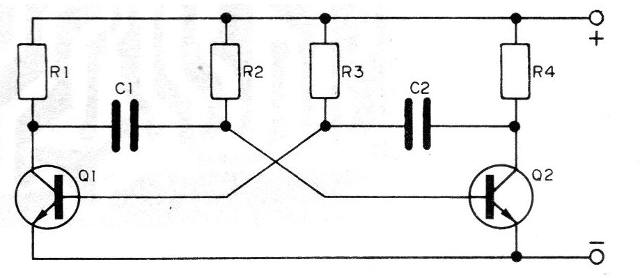 Figura 2 - El multivibrador astable
