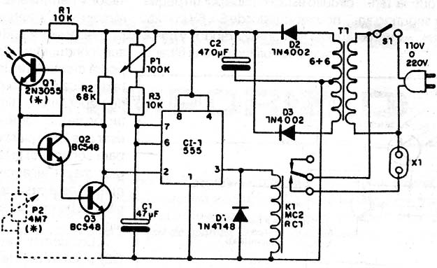 Diagrama completo del aparato.
