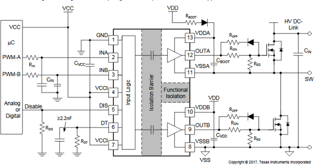 Figura 4 - Circuito de aplicación
