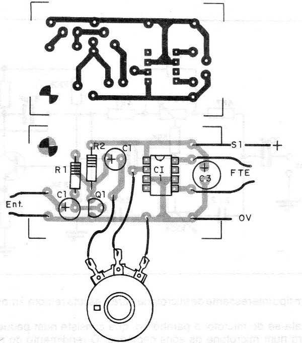 Figura 3 - Placa para el amplificador
