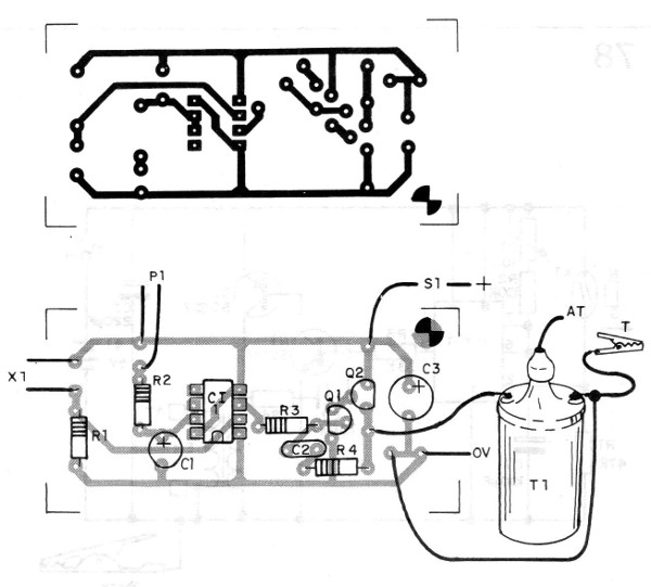 Figura 2 - Montaje en placa de circuito impreso
