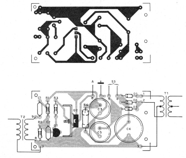 Figura 3 - Placa de circuito impreso para el montaje
