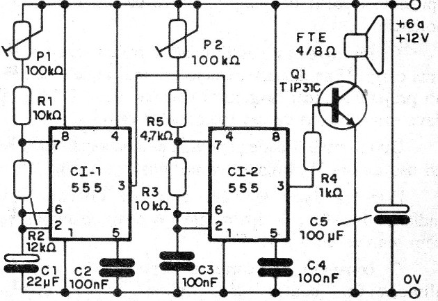 Figura 2 - Diagrama de la sirena
