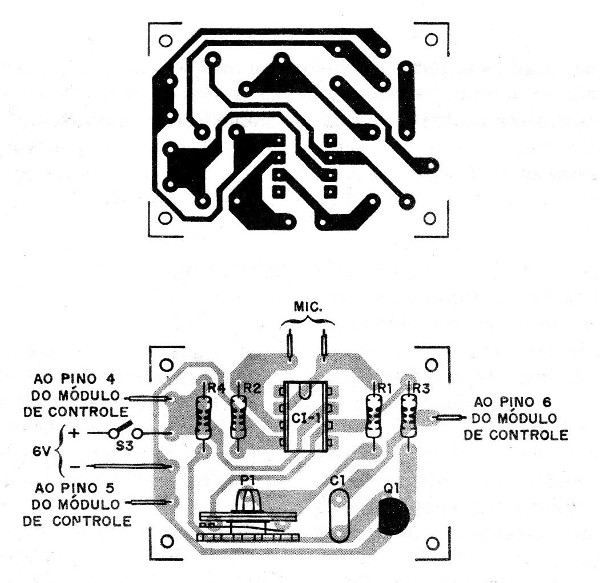 Figura 2 - Placa para el montaje
