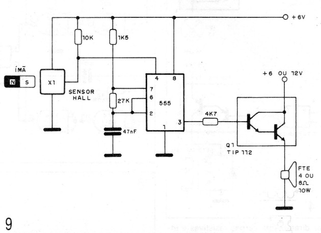 Figura 9 - Circuito de advertencia
