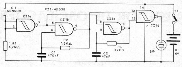    Figura1 - Diagrama de la alarma
