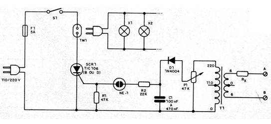 Figura 1 - Diagrama completo del aparato
