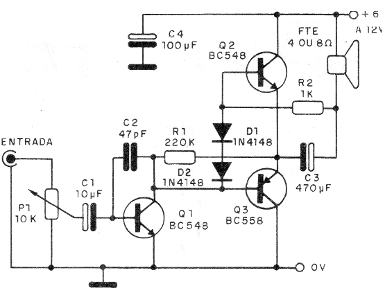 Figura 1 - Diagrama del amplificador
