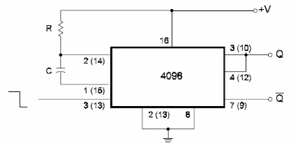 Monoestable con el 4098 4 
