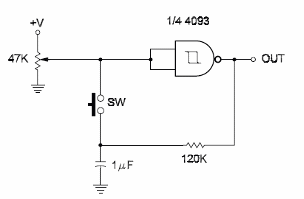 Llave biestable con el 4093 
