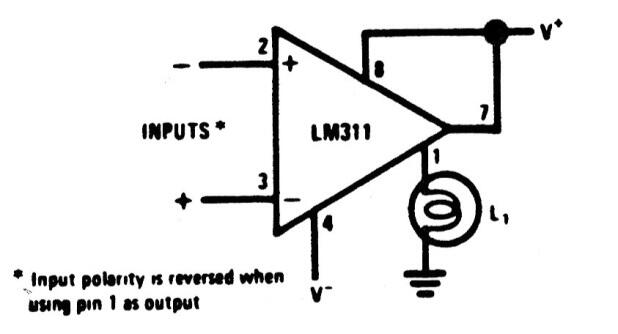 Drive con LM311 
