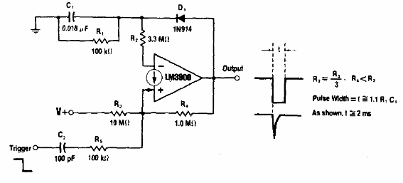 Monoestable LM3900 
