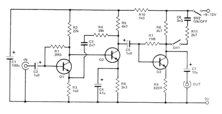 Preamplificador Para Cinta Cassette
