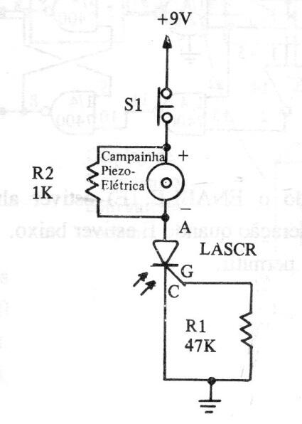 Alarma de luz com foto SCR
