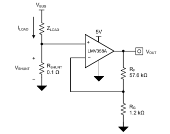 Sensor de corriente del lado bajo 
