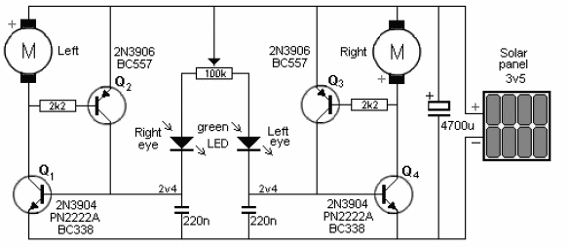 Driver solar con motor vibracall 
