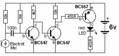 Convertidor de sonido a luz 
