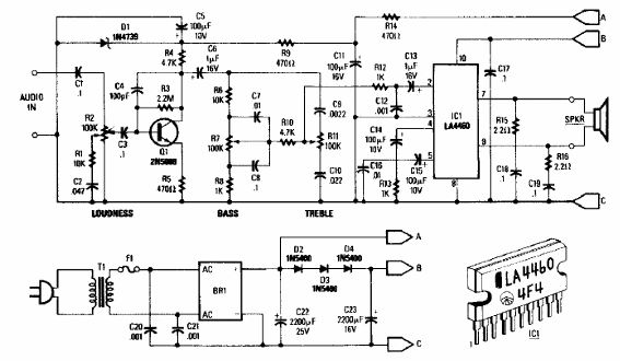 Amplificador de uso general de 5 W
