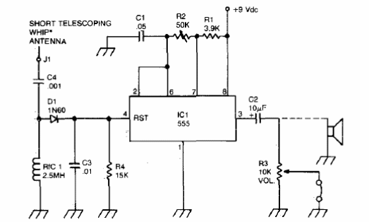 Generador de tono lateral 555 
