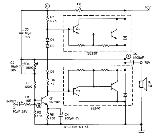 Amplificador de 20 W 
