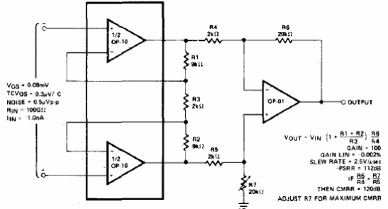 Amplificador de instrumentación 
