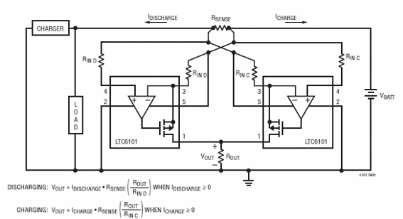 Sensor de corriente bidireccional 
