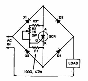 Control de SCR de onda completa 
